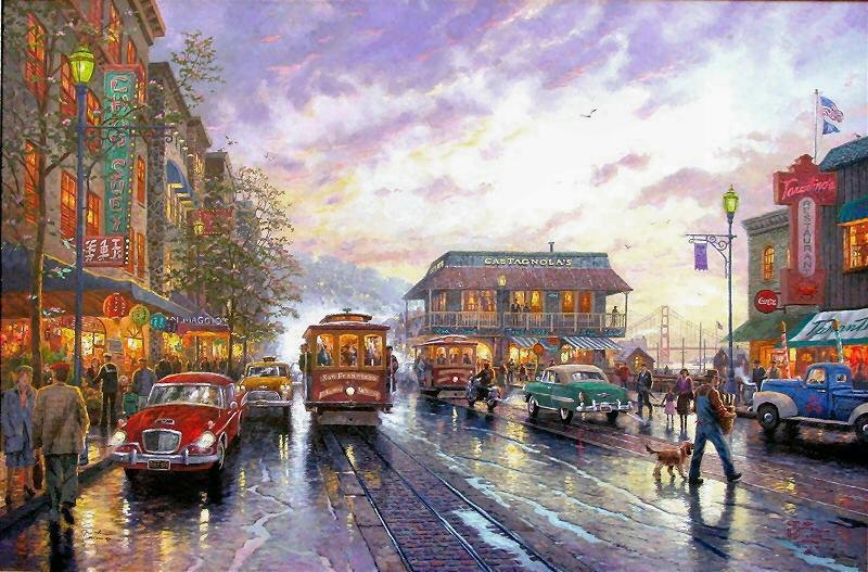 Thomas Kinkade City by the Bay